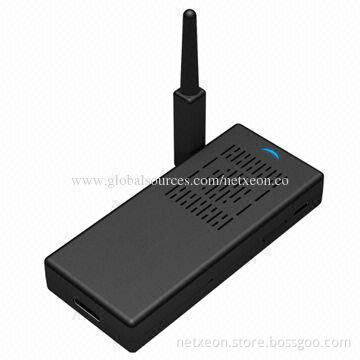 Quad-core Mini TV Dongle, Supports XBMC Hardware Decoding, 87*46.7*14mm Dimensions